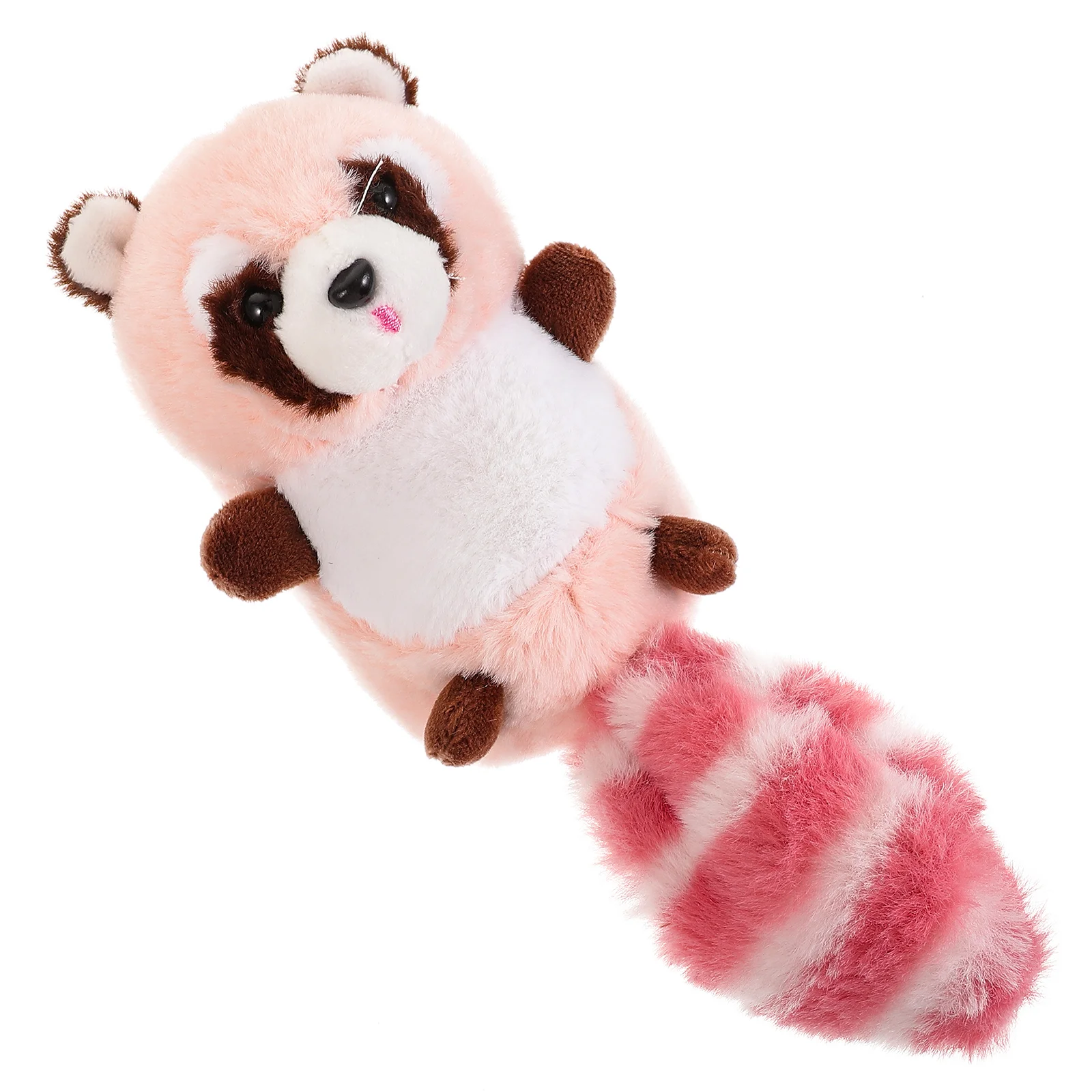 Red Panda Pendant Keychain Stuffed Raccoon Keyring Decorative Bag Cute Hanging Decors Accessories Pp Cotton Backpack Cartoon