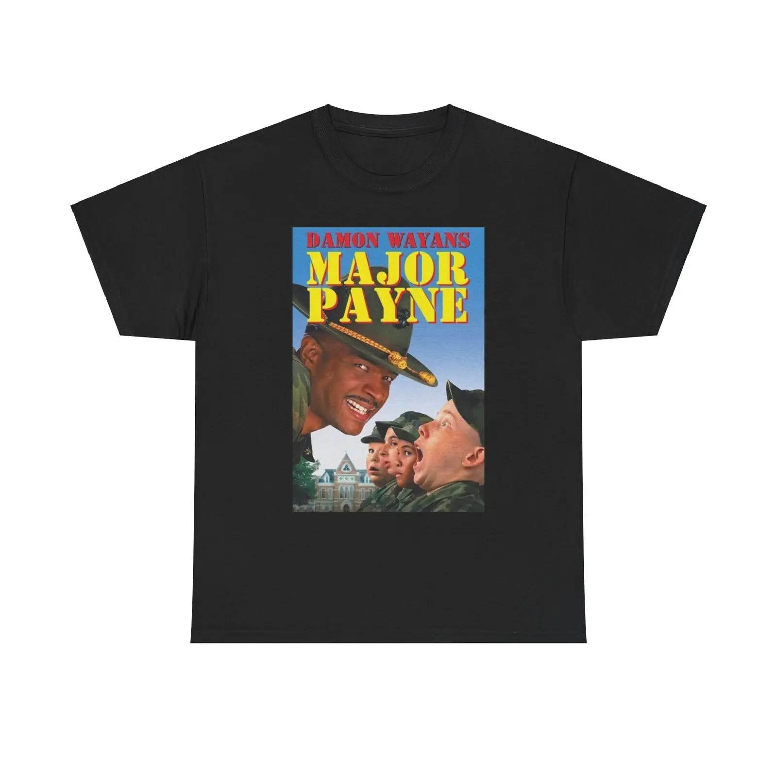 ФУТБОЛКА Major Payne, винтажная ретро-комедийная футболка из фильма армии, тяжелый хлопок для детей