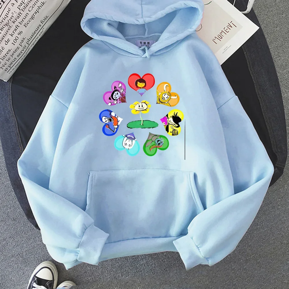 Undertale Chara Anime Hoody Creative Pattern Sweatshirts Male/female Fashion Brand Hooded Clothes High Quality Fleece Pullovers