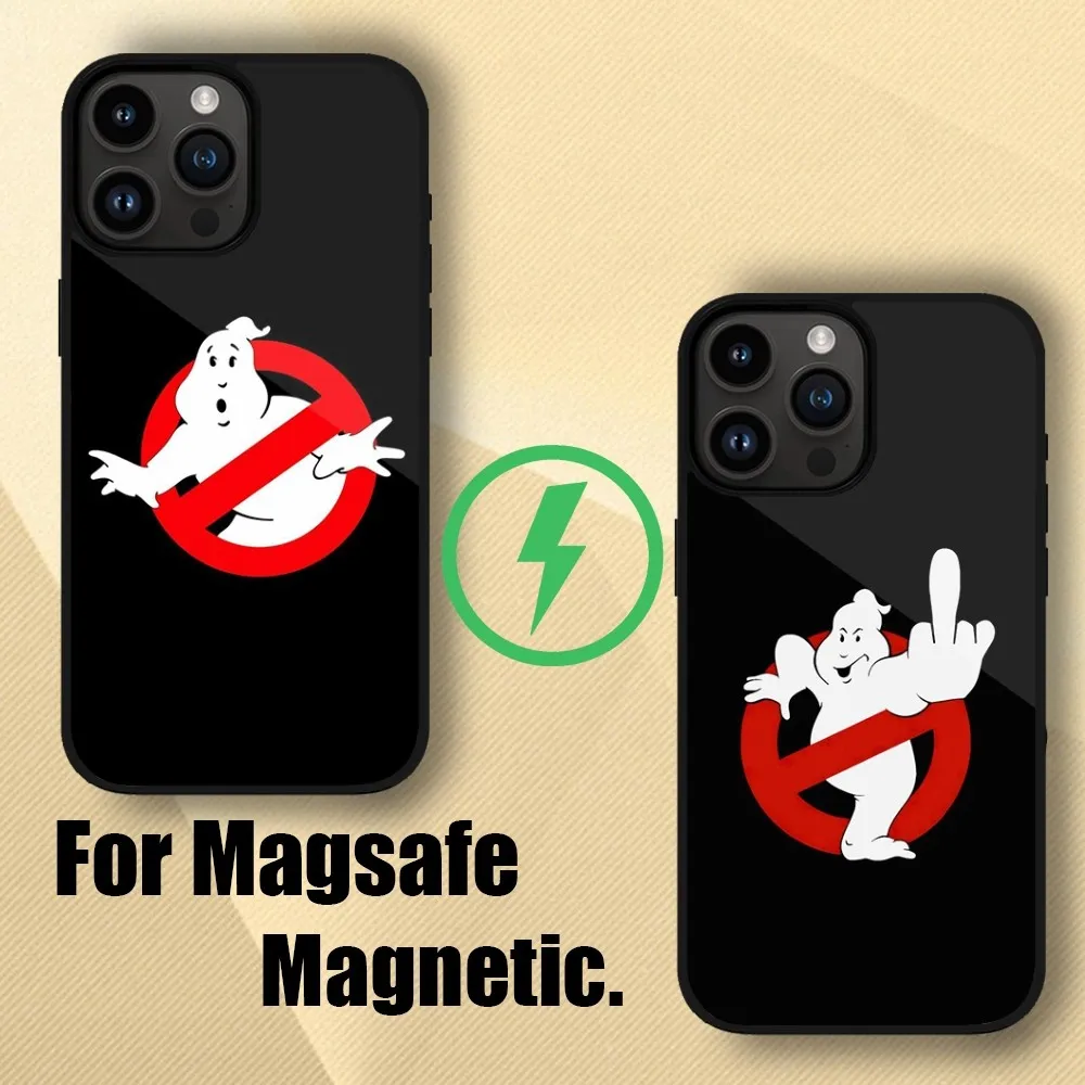 Ghostbusters movie Phone Case For iPhone 15 14 13 12 11 Pro Max Plus Phone Wireless Magnetic Magsafe Charging Shell