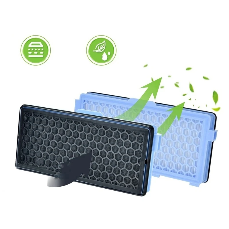 3 مرشحات HEPA لـ Miele SF AA 50 فلتر Airclean النشط لمرشح مكنسة Miele الكهربائية المدمجة C1 C2 كاملة C2 C3