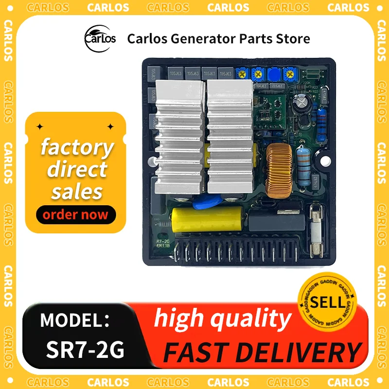 

Автоматический регулятор напряжения AVR SR7 Mecc AlteFor Generator Mecc Alte SR7-2G с защитой от низкой скорости и перегрузки