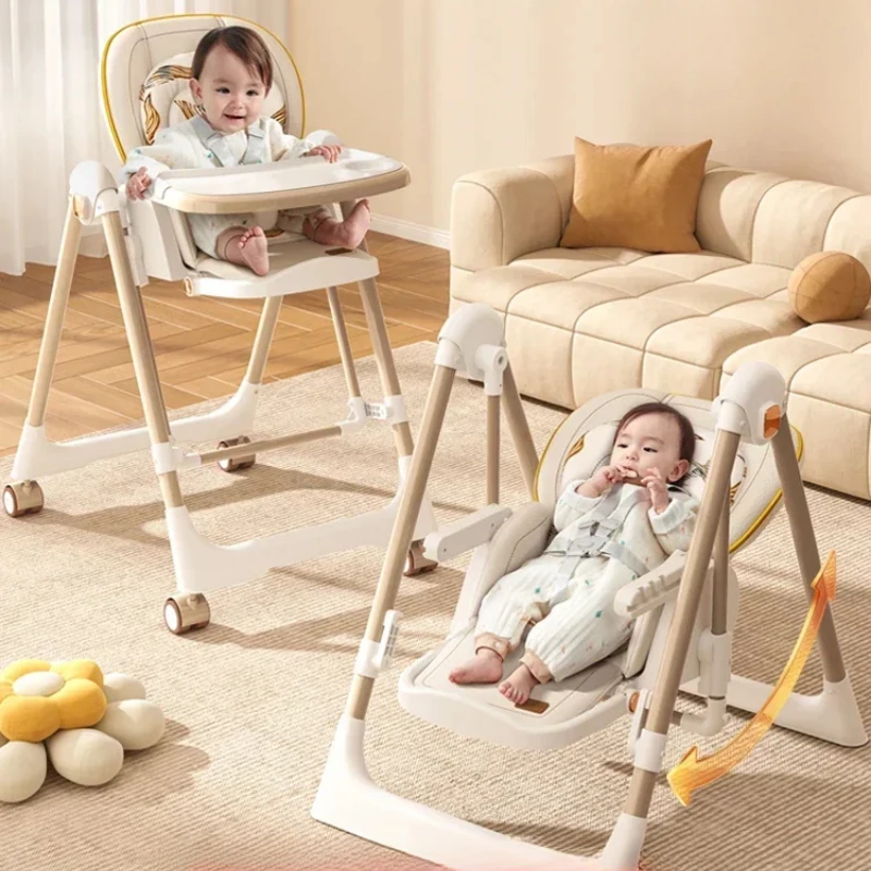 38 Multi-Functional Baby High Chair - Foldable, Portable Infant Dining Seat, Children's Table Chair, Adjustable Baby Chair.