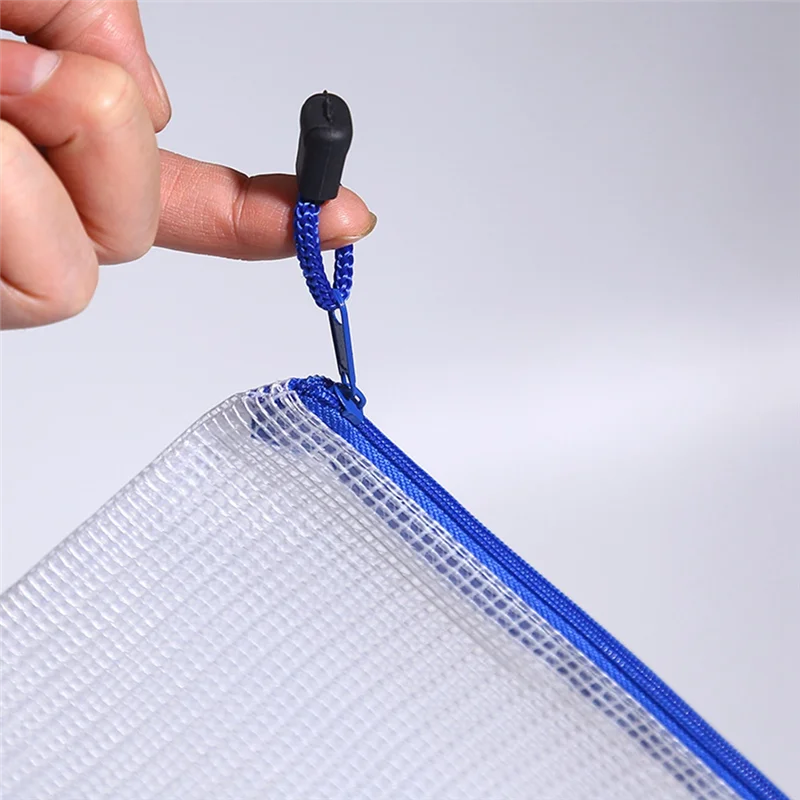 30 Piece Mesh Zipper Pouch Document Pouch For Organizing School Supplies, Office Appliances