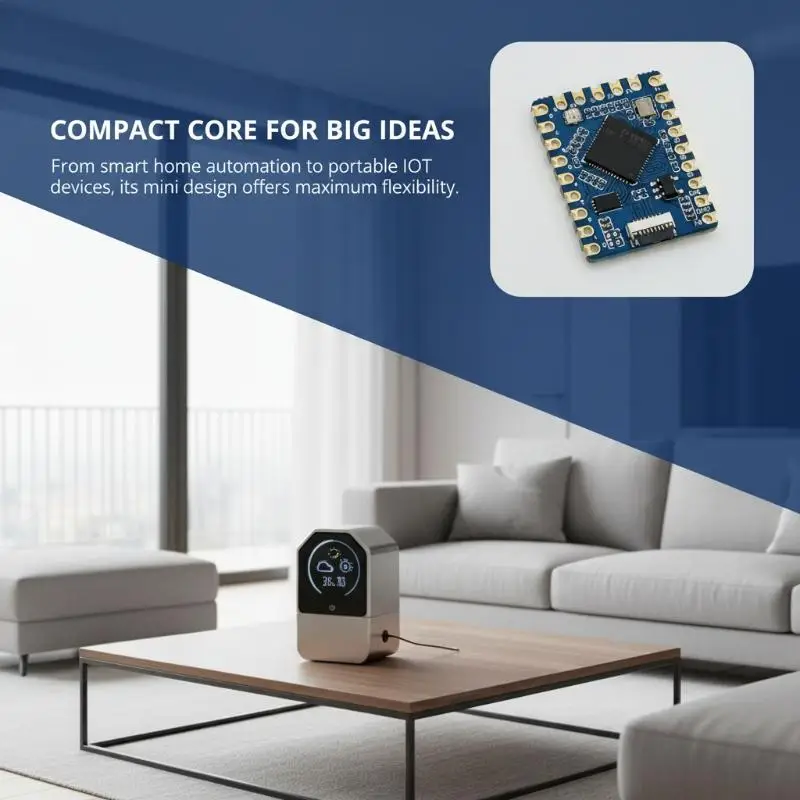 RP2040 Tiny Development Board Module 1 Set High Efficiency Low Consumption for Student Electronics Experiment Projects