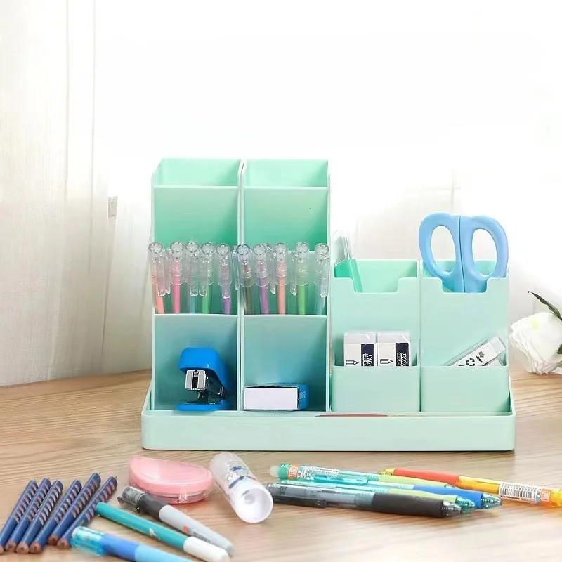 Pen Holder Organizer Freely Combinable Pen Stationery Desk Organizer Pen Holder Box for Kids Boys Girls Home School Office