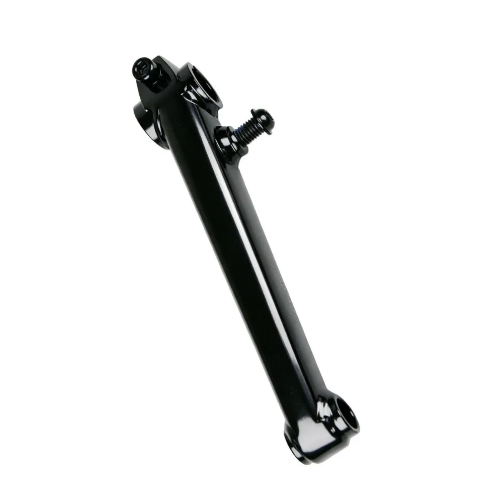 Chromoly Steel BMX Crank Set 170 Mm Black BMX Crank Arm Set 8T Spline Interface 9/16 in Pedal Thread Bike Crank Arms