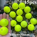 15pcs Yellow-30mm