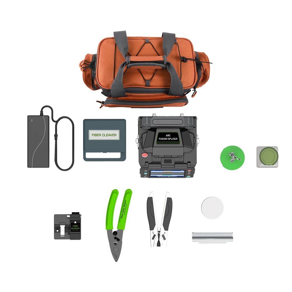 MXT Komshine Ex39 Mini Fiber Fttx Fusion Splicer/آلة الربط/لحام محمول 0.01db Active Clad Alignment4
