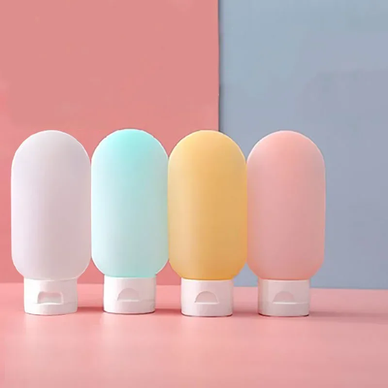 4-Piece Refillable Travel Bottle Set for Toiletries and Lotions 4