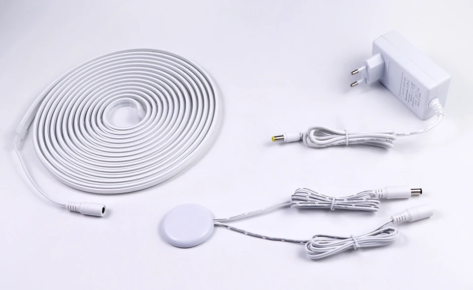 Selbstklebende COB-LED-Unterschranklampe, Küchenleuchte, Touch-dimmbar, Silikagel, Neonlichter, Klebeband, 2 m, 3 m, 5 m, 10 m, Dekorbeleuchtung – Detail 9