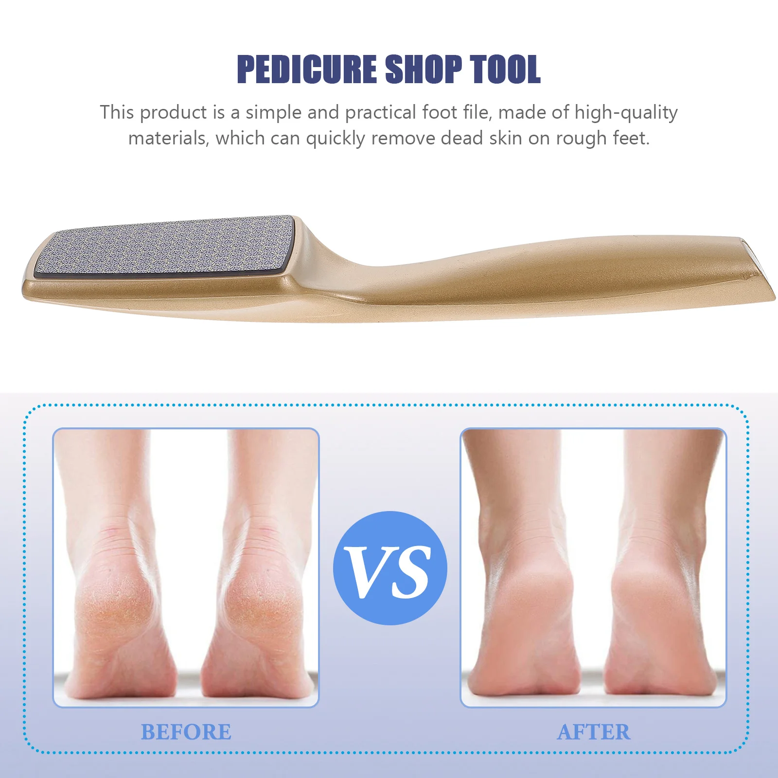

Sole File Scrubber Foot Calloused Feet Remover Tool Scraper Exfoliator Dead Skin Plastic Metal