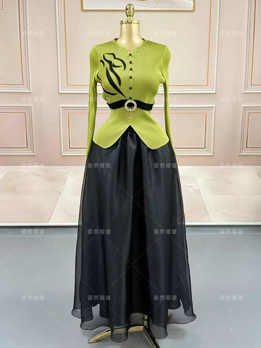 Afican Prom Plus Size Pleated Dress For Women Formal Elegant Evening Party Luxury Long Dress Casual Female Fashion Clothing 2025 - Image 6