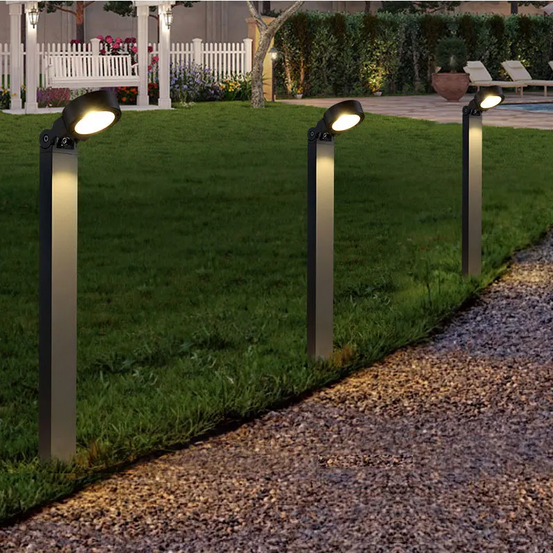 Nordic Minimalist Cast Aluminum Courtyard Lamp, Garden, Outdoor Villa, Landscape, Park Lamp