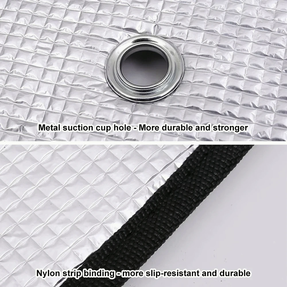 8PC Sun Shade Car Windscreen Thickened Winter for VW T5 T6 SWB Keep Warm Sun Windscreen Protection Internal Thermal Blind Window
