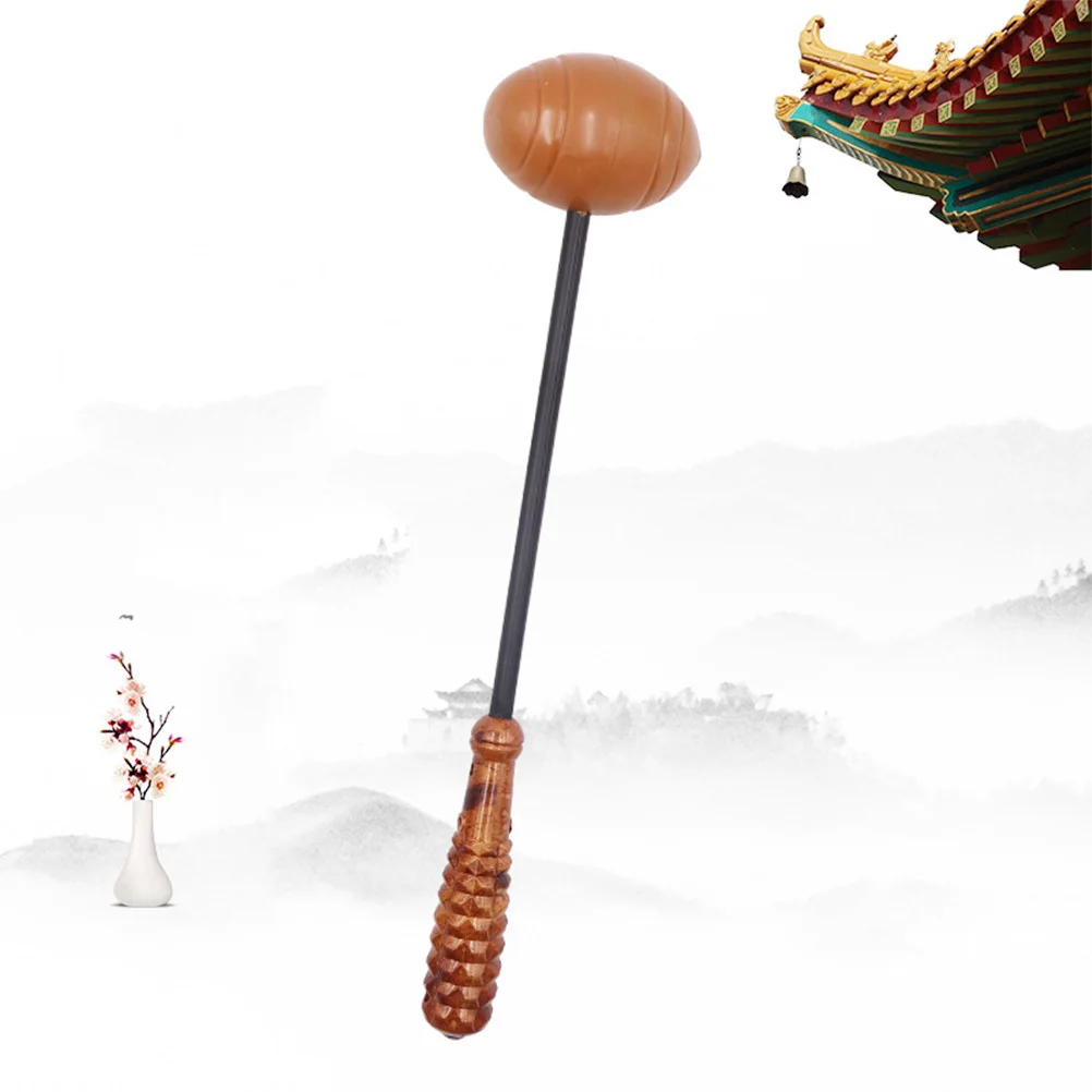 Martillo de masaje con mango largo para espalda, cuello, hombros, alivio del dolor, herramienta de masaje multifuncional portátil, varilla para el hogar, 1 ud.