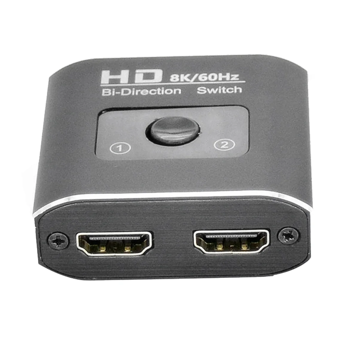 HD 8K 60Hz Bi-Direction Switch 1 in 2 Out Video Distributor Splitter Dual Display HDMI-Compatible Splitter for Laptop PC