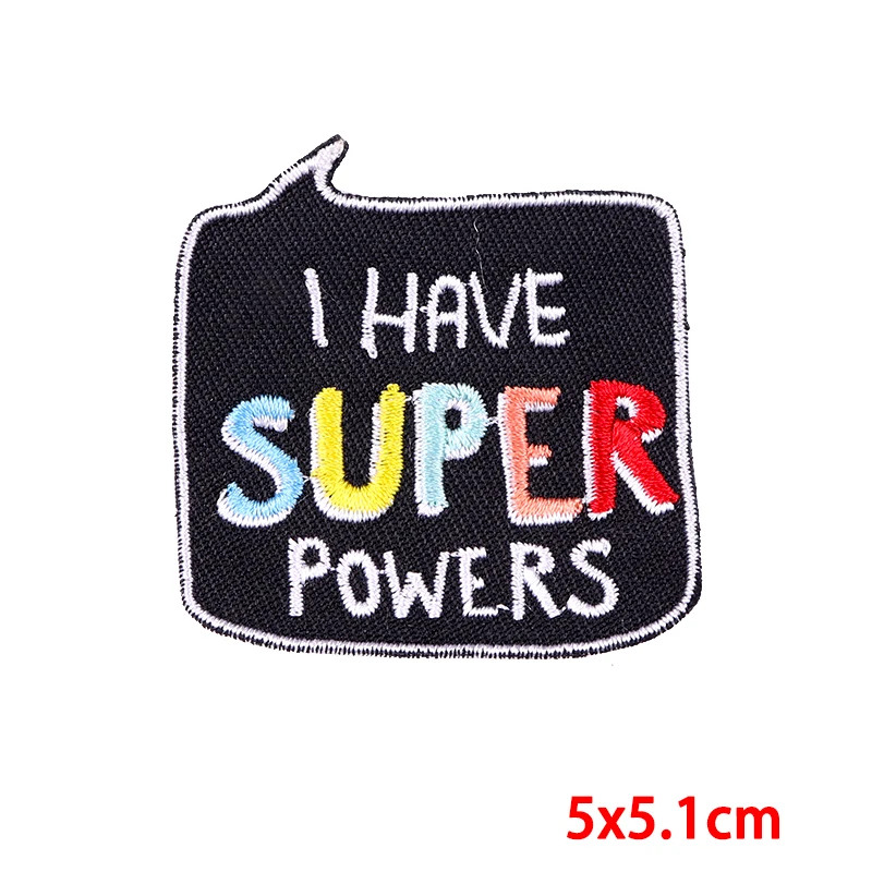 Jacken Hüte Stickerei DIY Persönlichkeit Brief Patch Cartoon Patch Eisen Auf Patches Für Kleidung thermoadhäsive Patches Nähen Abzeichen – Detail 6