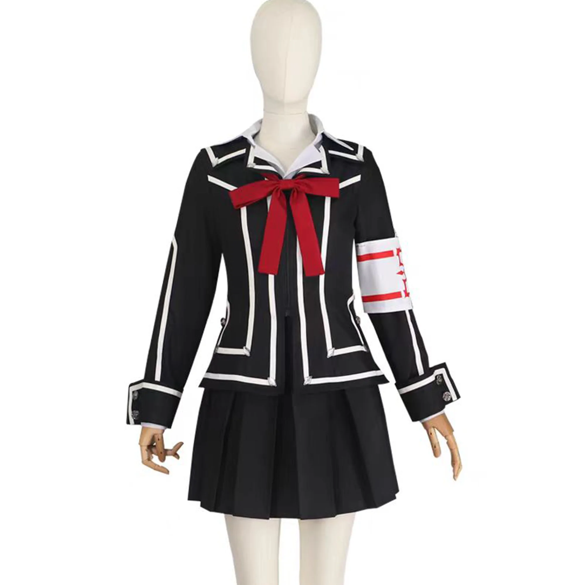 

Yuki Cross Cosplay VK Costume Prefect Badge Gothic School Uniform Anime Party Outfits