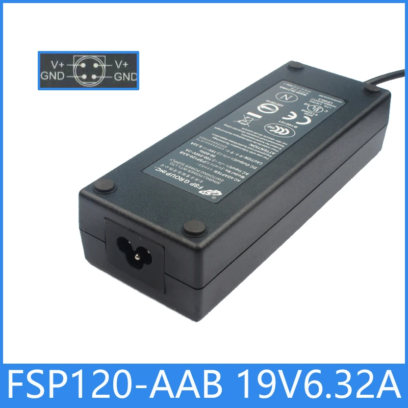 

Genuine FSP FSP120-AAB FSP120-AAV 19V 6.32A 120W AC Adapter Charger Power Supply for ASTERISK MPC-424 THECUS N4200ECO pro 4PIN