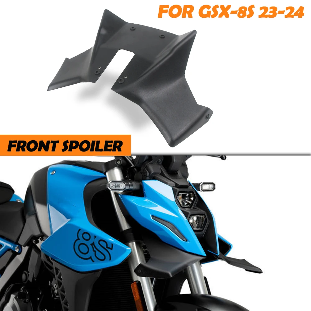 Lower Pressure Bare For SUZUKI GSX 8S GSX8S 2023 2024 Motorcycle Sport Downforce Naked Front Spoilers Aerodynamic Wing Deflector