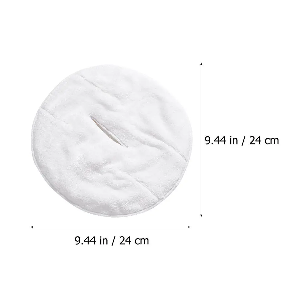 Mascarilla Facial de lana Coral para terapia de compresión fría y caliente, toalla para el cuidado Facial, herramienta de belleza para la piel, blanqueamiento hidratante, 2 uds.