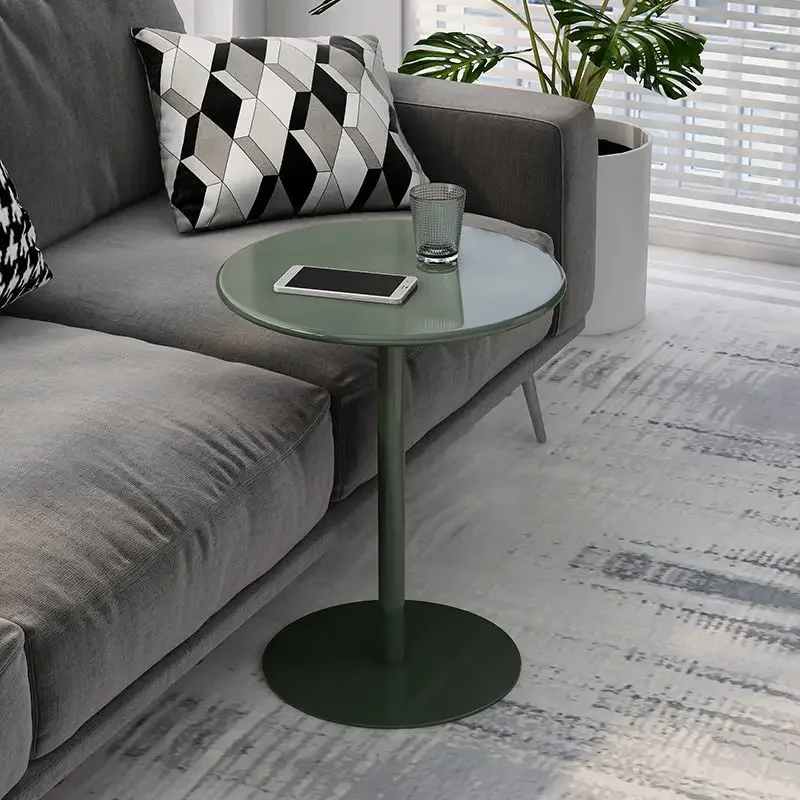 

Nordic Small Coffee Table Simple Modern Ins Bedroom Bedside Table Living Room Sofa Corner Minimalist Round Tables Muebles Mesas