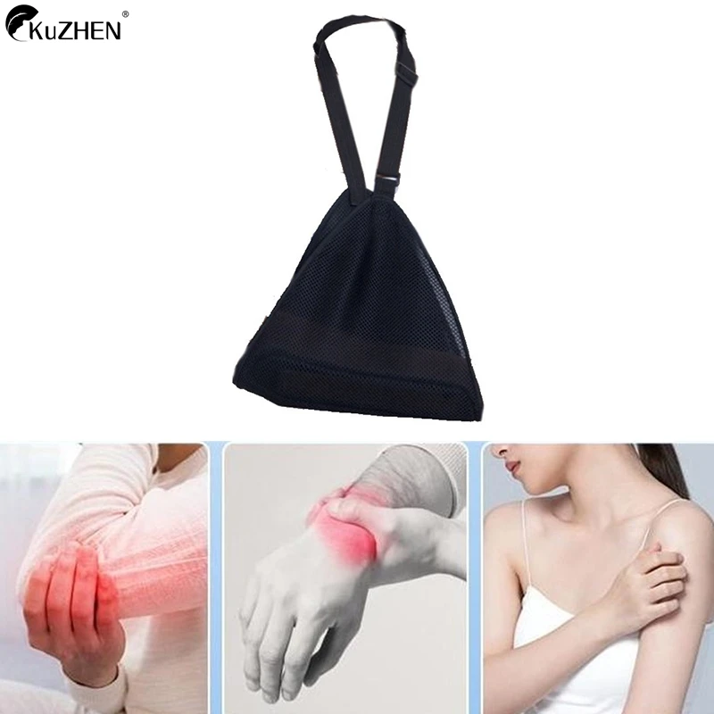 Breathable Arm Sling Adjustable Support Strap Lightweight Immobilizer For Injury Shoulder Elbow Wrist Rotator Cuff