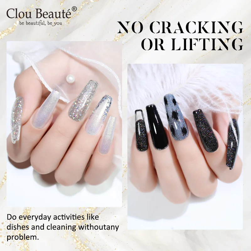 Clou Beaute 8 Ml Sấy Gel Móng Tay UV Họa Tiết Màu Sắc Ngâm Ngoài Khơi Bán Vĩnh Viễn Làm Móng Cho Móng Tay Nghệ Thuật Gel ba Lan