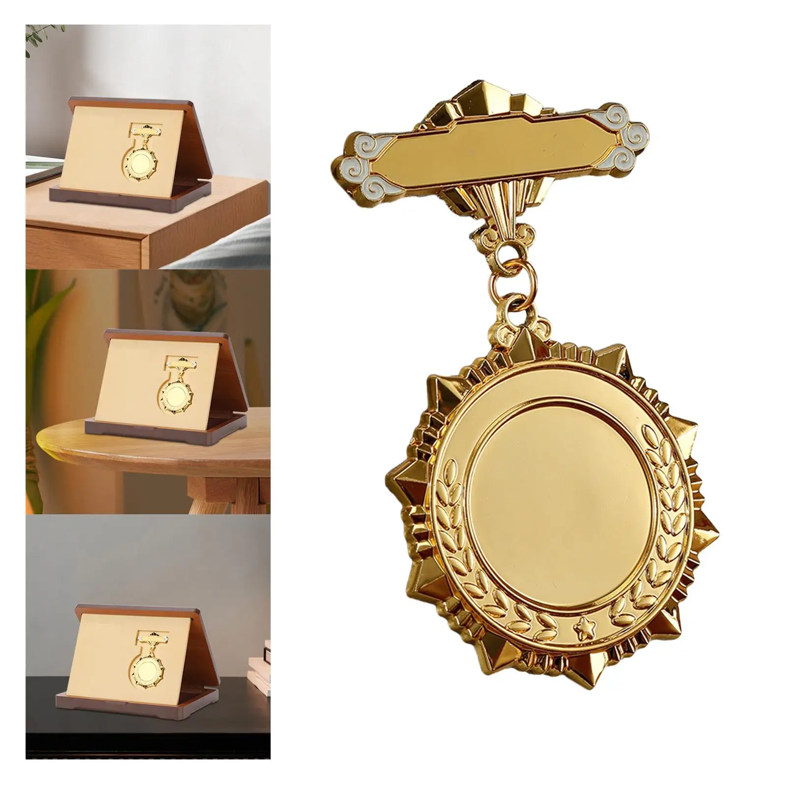 Blank Award Medals Decoration Creative Craft Gift Participation Trophy for Football Tournaments Competitions Events Party Game