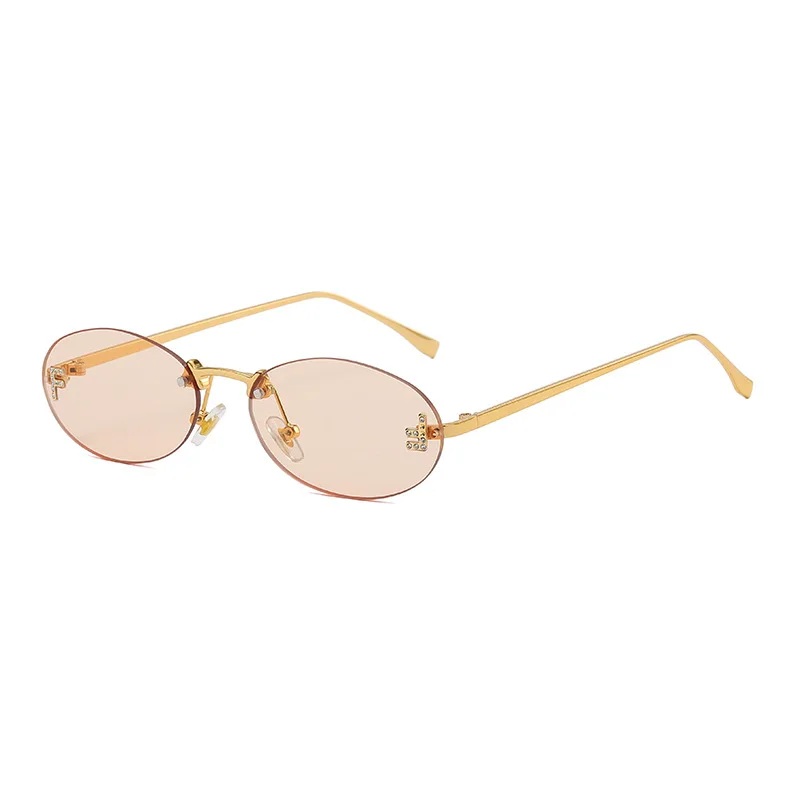 Zirosat 8115 randlose Sonnenbrille Männer Frauen Legierung optische verschreibung pflicht ige Brillen fassungen Brillen