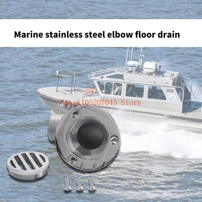 37cd Boat Marine Grade Stainless Steel 38mm Drainage Bent Pipe Corrosion Proof Smooth Surfaces Water Flow Solution Ships RVs