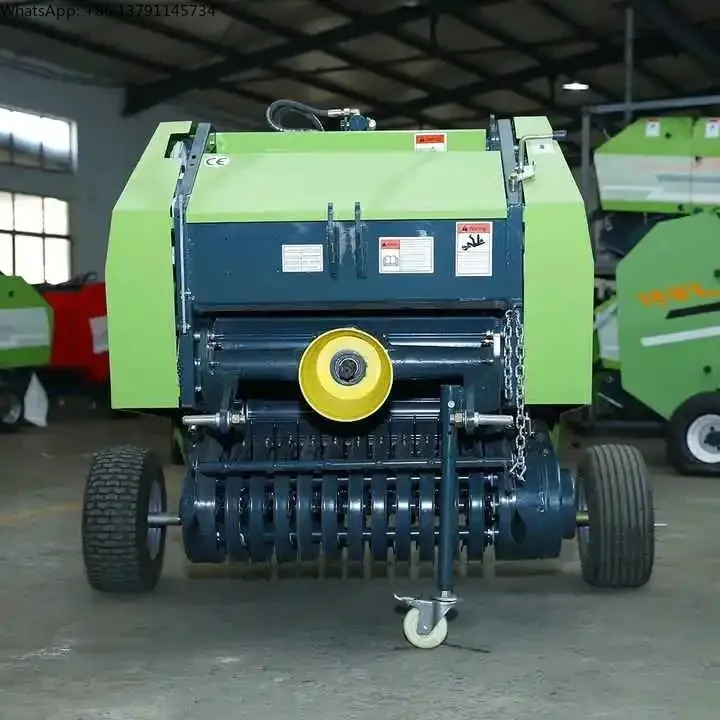 Mini Hay Straw Grass Press Baling Baler Machine High Quality Forage Harvester Silage for Agriculture