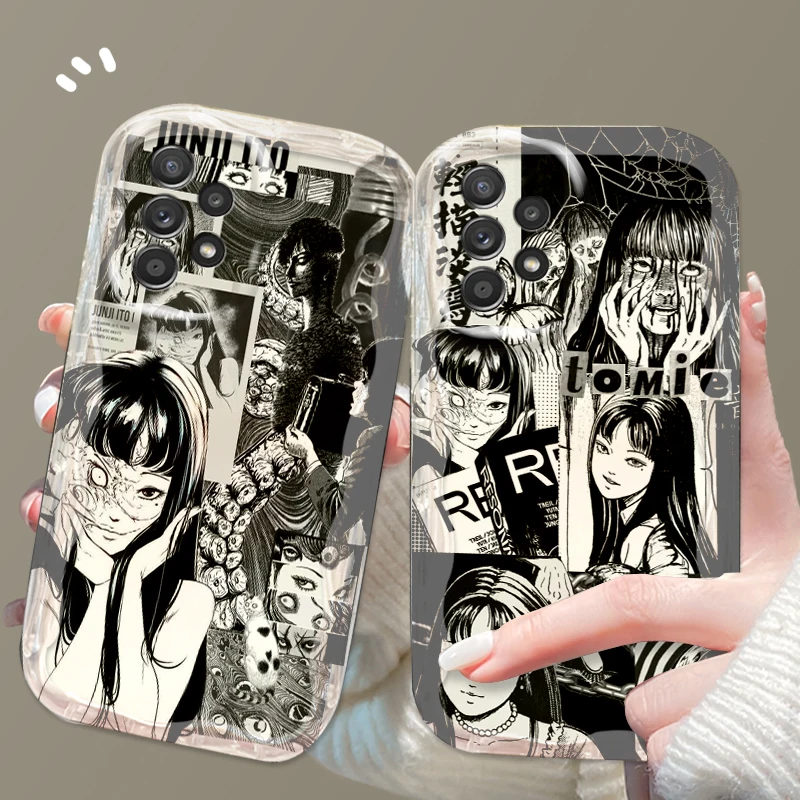 Tomie Kawakami Anime For Samsung A55 A54 A53 A52 A35 A34 A33 A32 A25 A24 A23 5G Wave Oil Cover Phone Case