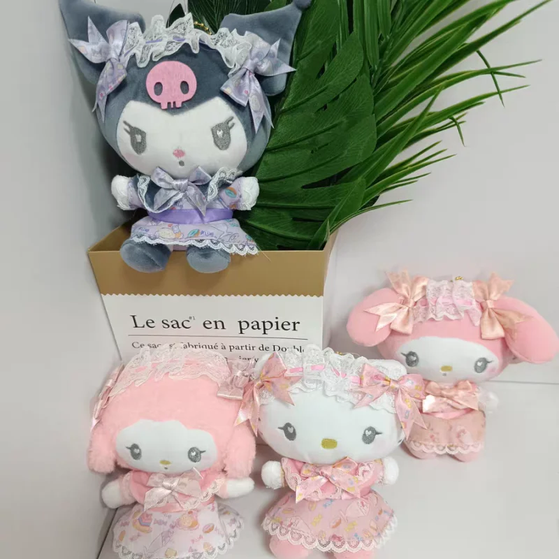 サンリオ ハローキティ クロミ キシングスシリーズ メイドロリ ぬいぐるみペンダント イタバッグ ディスプレイドール トラベルバックパック トリンケット ガール クリスマスギフト