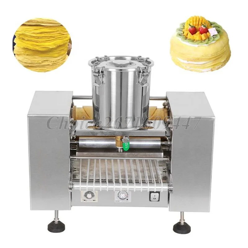 Cake Layer Machine Commercial Egg Cake Mille Crepe Pancake Skin Making Forming Machines for Sale