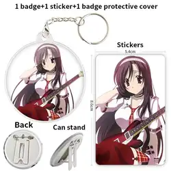 School Days Katsura Kotonoha Saionji Sekai Anime Character Game Soft Button Badge Brooch anchor Peripherals Pin CosplayFashion
