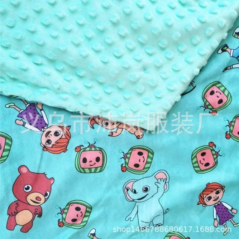 Cocomelon Blanket Flannel Soft and Comfortable Home Travel Blanket