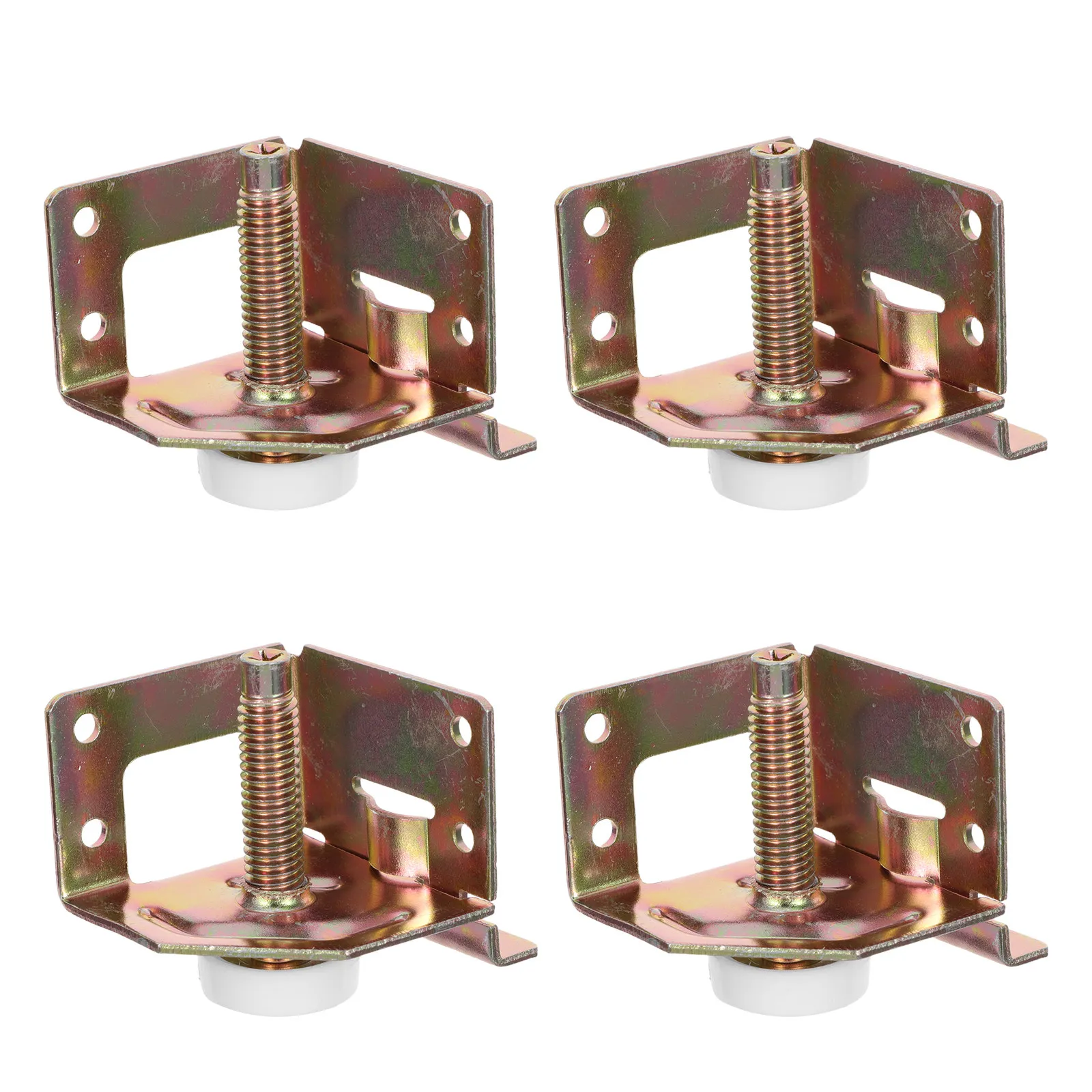 

4Pcs Padded Adjustable Leveling Feet Heavy Duty Furniture Cabinet Table Workbench Shelf Pool Table Refrigerator Levelers Easy
