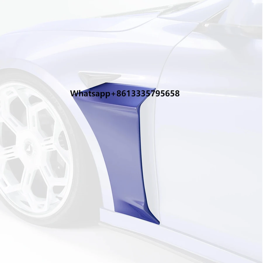 

V Type Dry Carbon Fiber Front Fenders Aero Body Kits for Model S 2022-2024