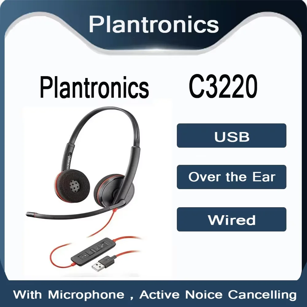 original-plantronics-c3220-usb-wired-headset-noise-cancelling-hd-call-binaural-stereo-office-business-headphone-clear-chat