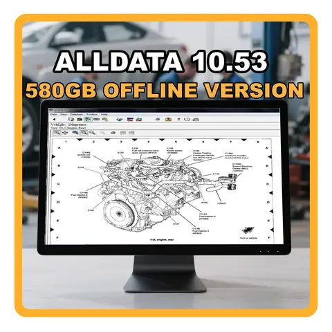 2025 Hot selling ALLDATA 10.53 Automotive Repair Software Car accessories Diagnostic Tool with Wiring Diagrams for Auto Repair