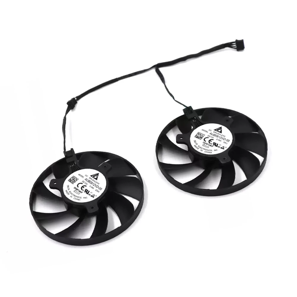 Оригинальный R ​ X6700XT AUB0812VD-00 Вентилятор видеокарты для AMD RADEON RX 6700 XT FE Сменный вентилятор видеокарты с корпусом
