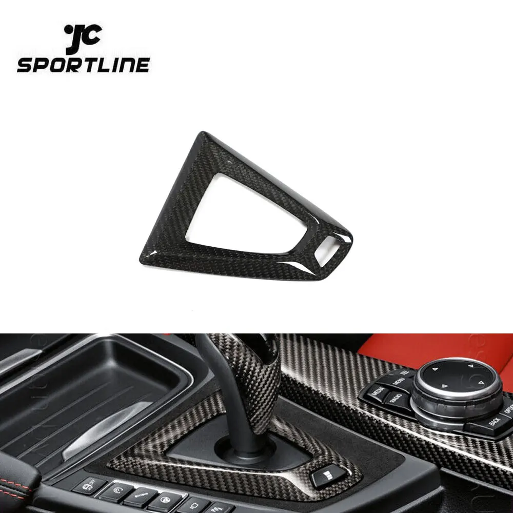 

Carbon Fiber Gear Knob Base Center Console Trim For F82 F83 M4 2014 - 2019 (LHD Only)