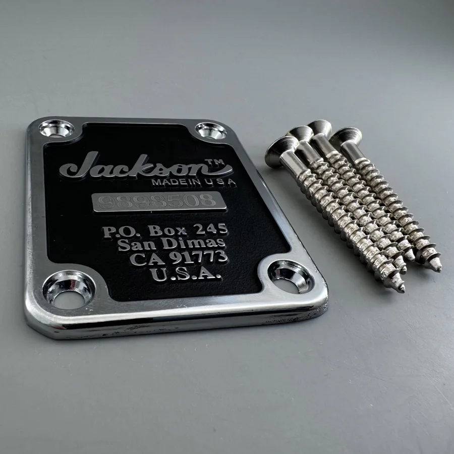 Jackson Electric Guitar Neck Plate Random Serial Number - view 2