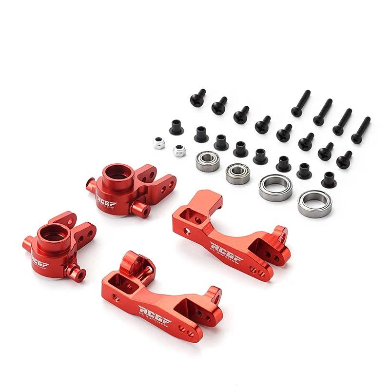 RCGOFOLLOW Aluminum Chassis Arm C Seat Rear Stub Axle Kits for 1/10 Traxxas SLASH 4x4 Rustler Stamped Hoss VXL A-arm Upgrade