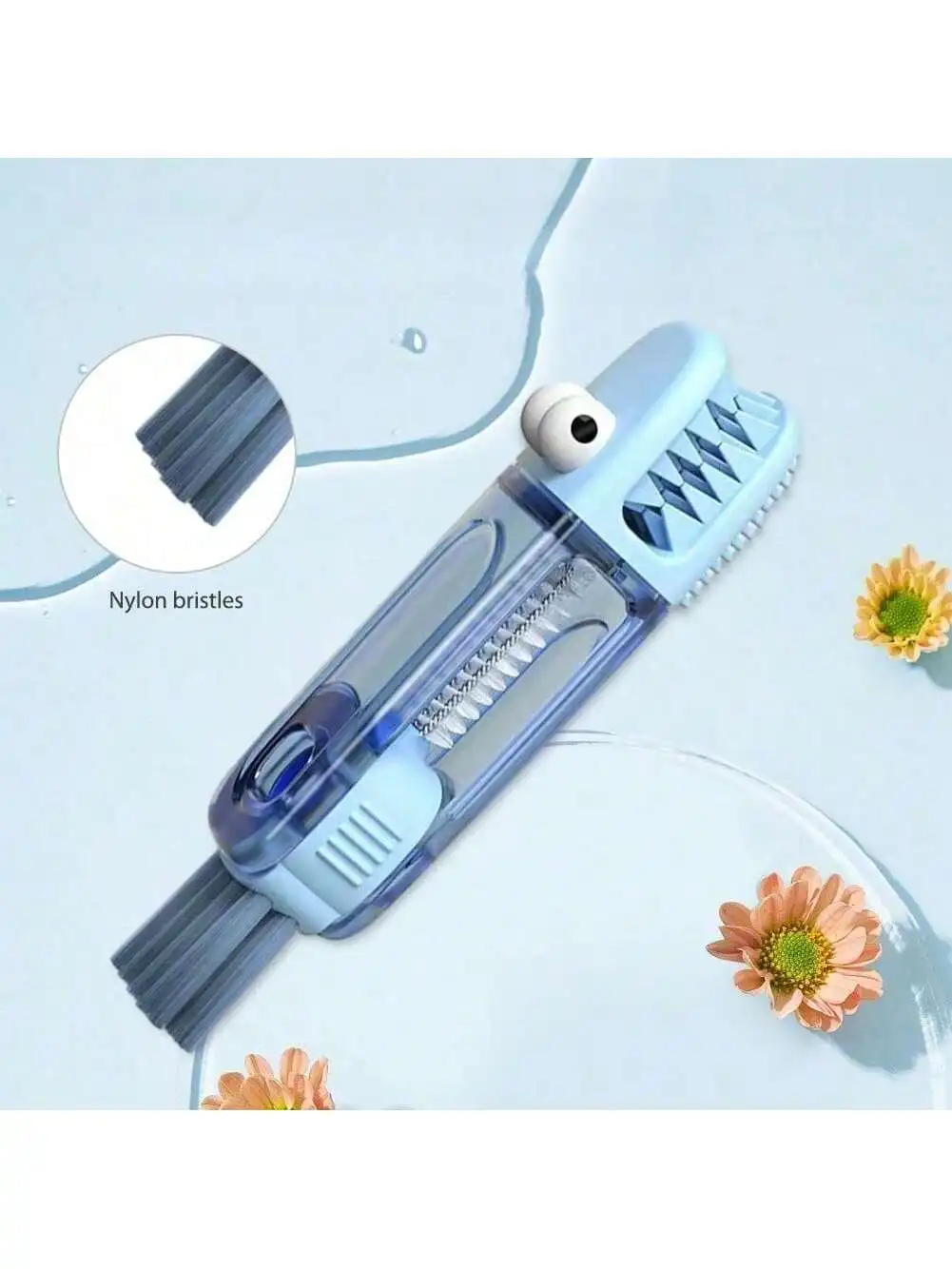 Novelty Kitchen Gadget, Crocodile Themed Cleaning Brush. 17x13x2cm, Unique Gift Idea