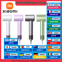XIAOMI MIJIA High Speed Hair Dryer H501 Negative Ion Hair Care 110000 Rpm Dry 220V CN Version (With EU Adapter) 62m/s wind speed