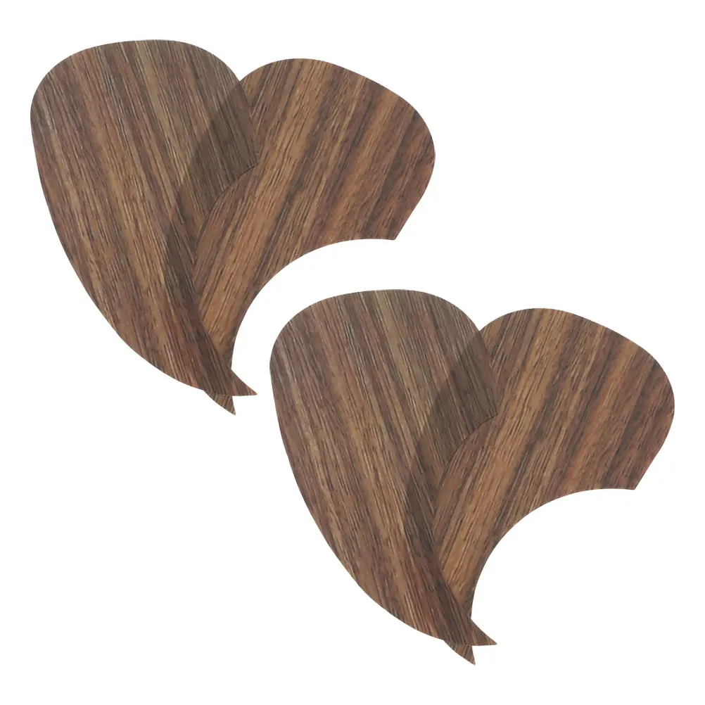 

4 Pcs Guitar Pickguard Wood Grain Anti Scratch Protective Cover for Folk Acoustic Guitars Lightweight Scratch Proof