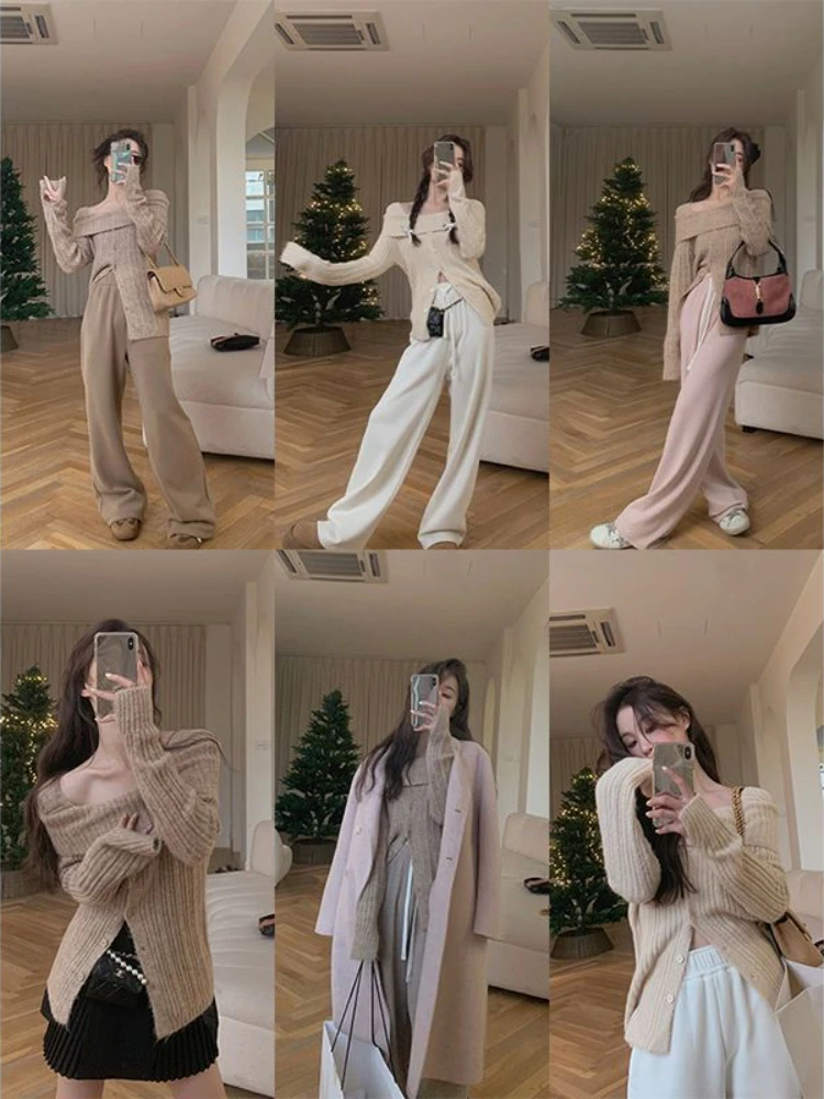 Deeptown-Pull pouvez-vous aru Y2K Décontracté pour Femme, Élégant, Slim, Style Coréen, Harajuku